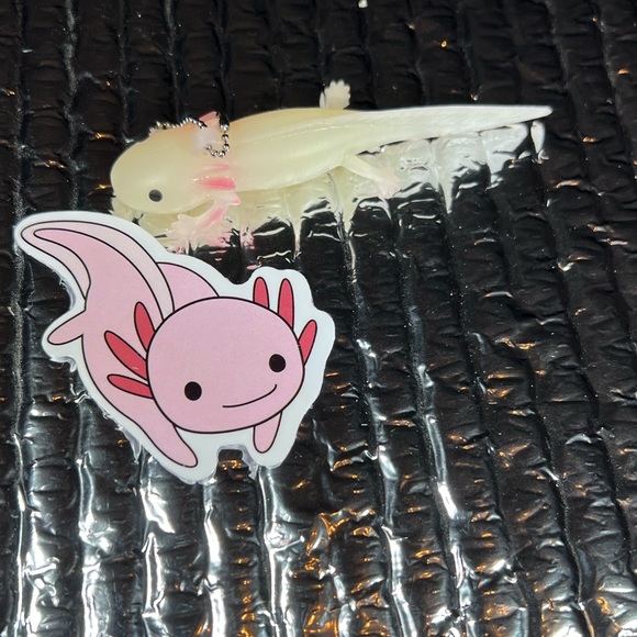 Axolotl Crazy Trending WaterProof Single Decor Accent Sticker - Picture 3 of 4
